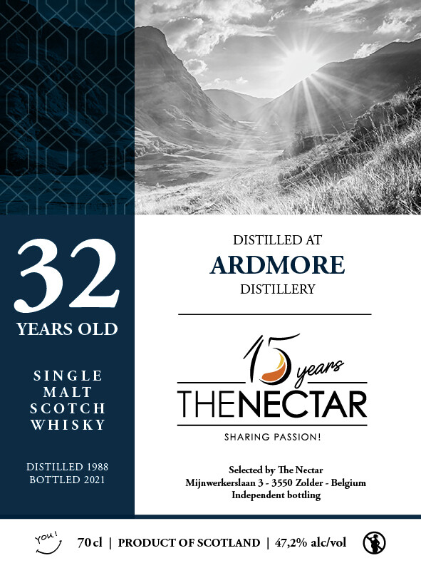 Ardmore 32y 1988 Daily Drams 15th Anniversary 47,2° 70cl