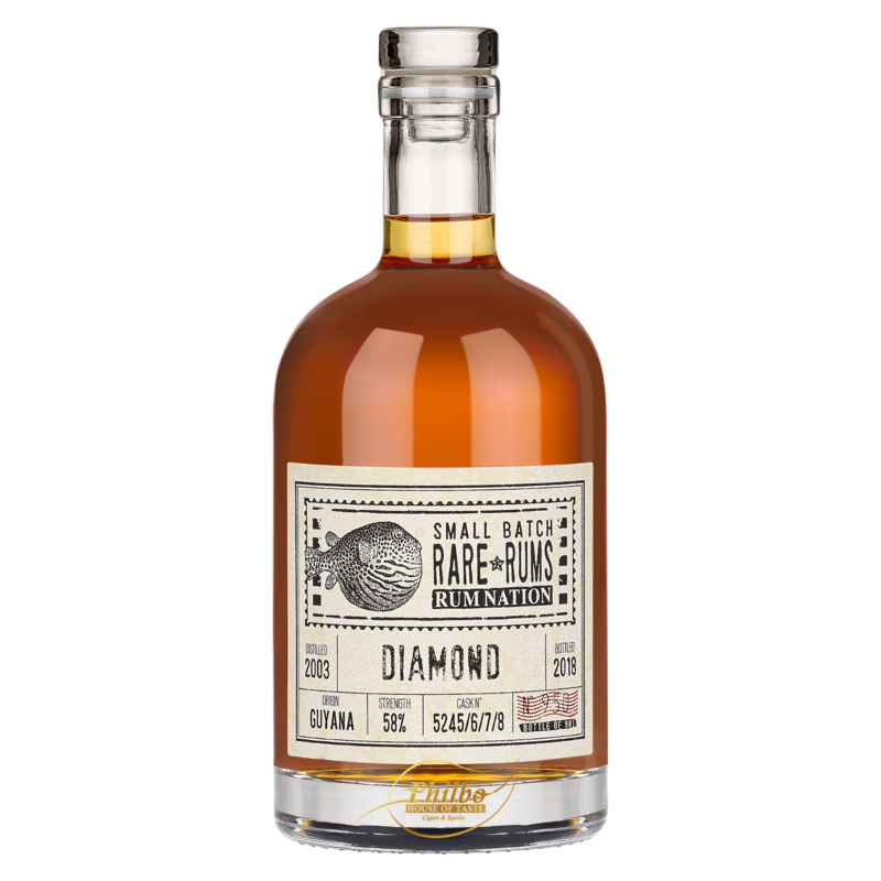 Rum Nation - Rare rums - Diamond SXG - 2003/2018 - 56,8% - 70cl Rum Nation - Rare rums - Diamond SXG - 2003/2018 - 56,8% - 70cl