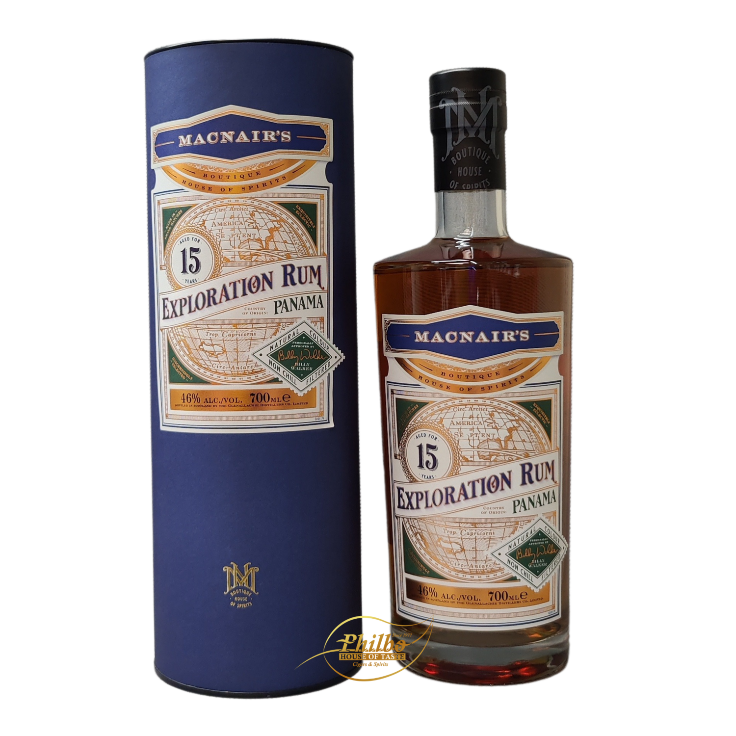 Macnair's Exploration rum Panama 15y 46%