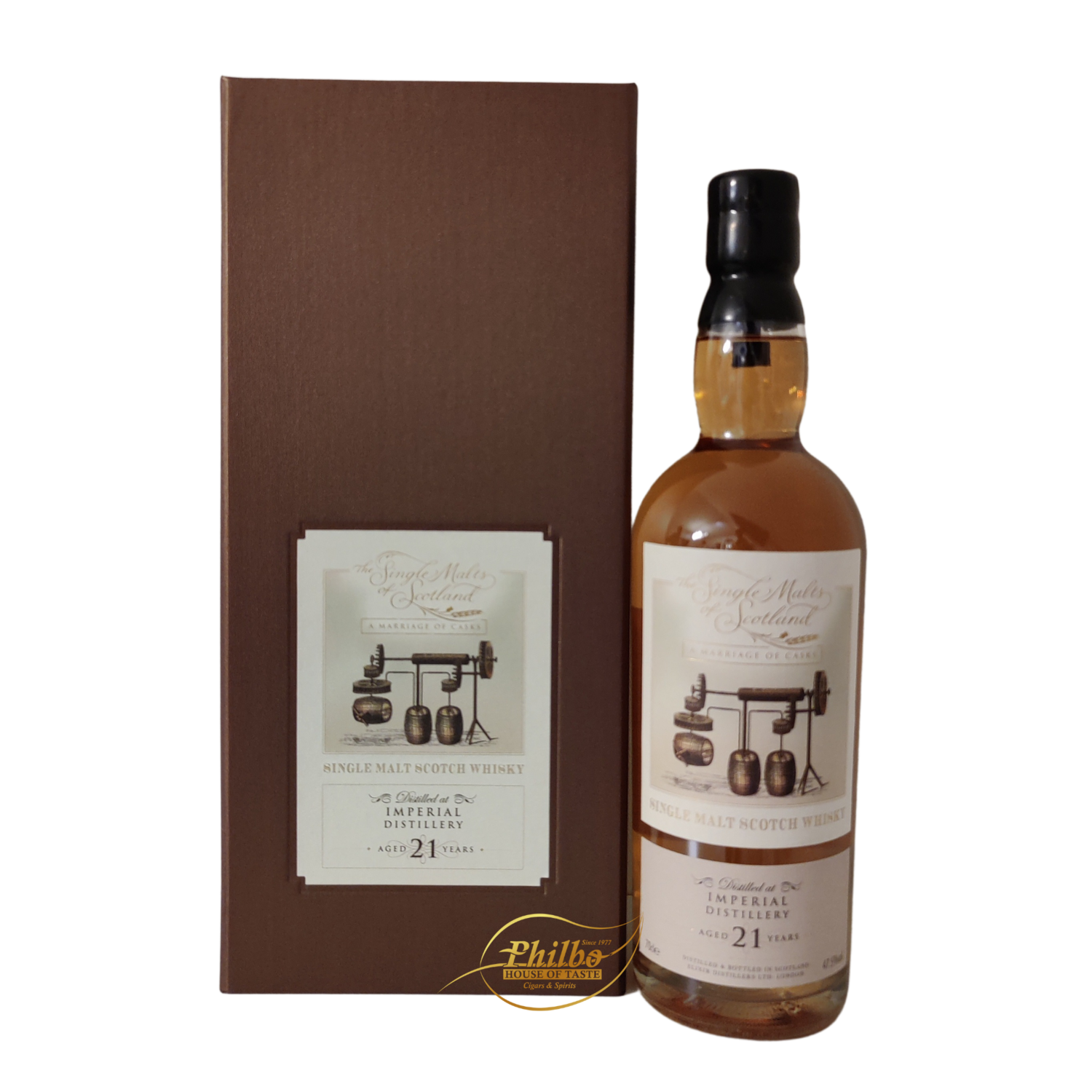 Single Malts of Scotland A Mariage of casks 21 years old - Imperial - 47,5%