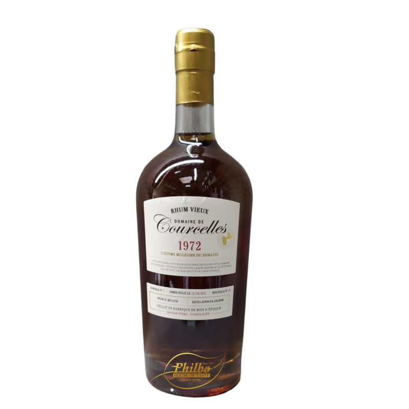 DOMAINE DE COURCELLES  MILLÉSIME 1972  (2021) 70CL  42°