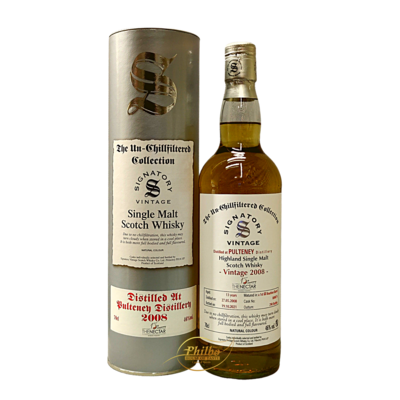 Old Pulteney 2008 13Y 46° Signatory Vintage For 15th Anniversary The Nectar