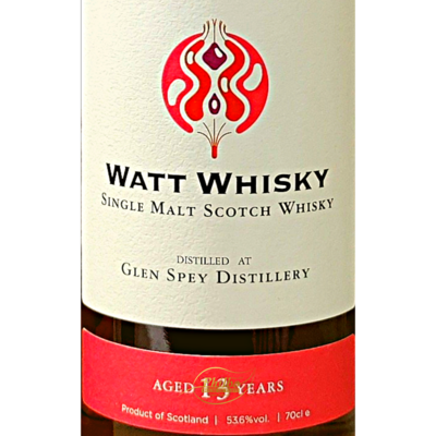 Watt Whisky Glen Spey Distillery 13y 53,6% 70cl
