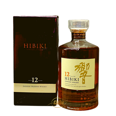 Suntory Hibiki 12y 43% 70cl  New label ('12' on the left side of the label)