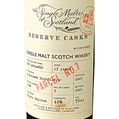 Lowland 2007 13y 48% Single Malts of Scotland Reserve Cask Parcel N°7