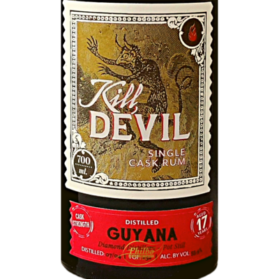 Kill Devil Guyana Diamond 17y Single Cask strength  55,9% 232 bottles