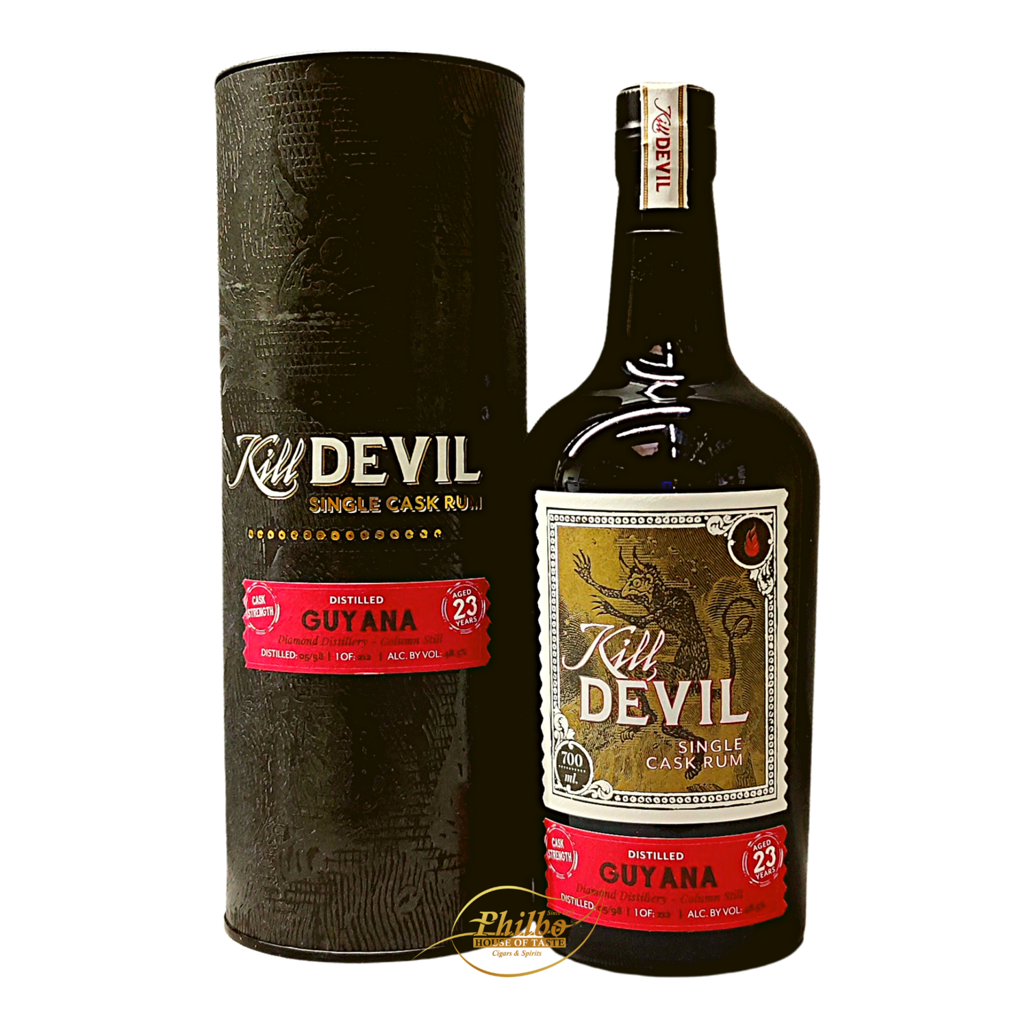 Kill Devil Guyana Diamond 23y Single Cask strength 48,5% 212 bottles