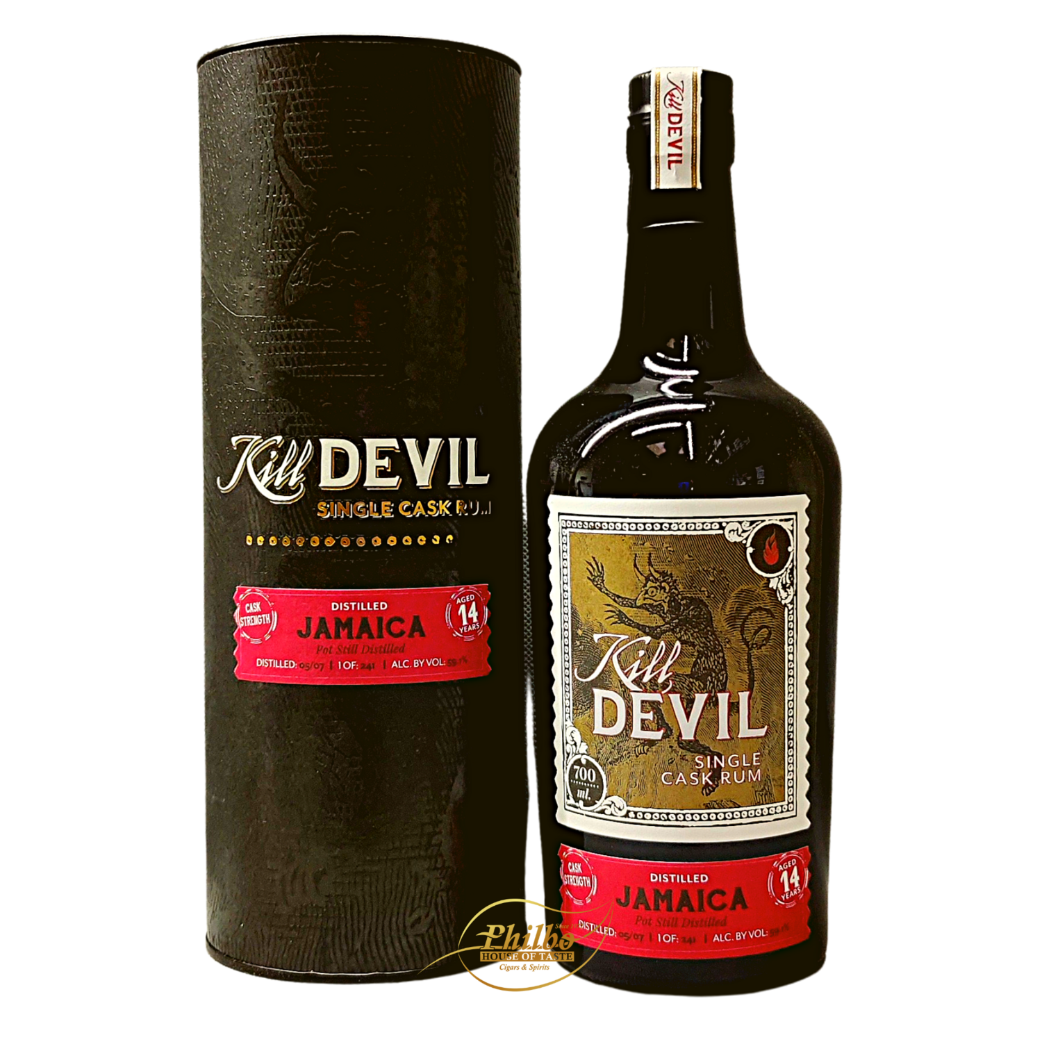 Kill Devil Jamaica Worthy Park 14y Single Cask strength 59,1% 241 bottles