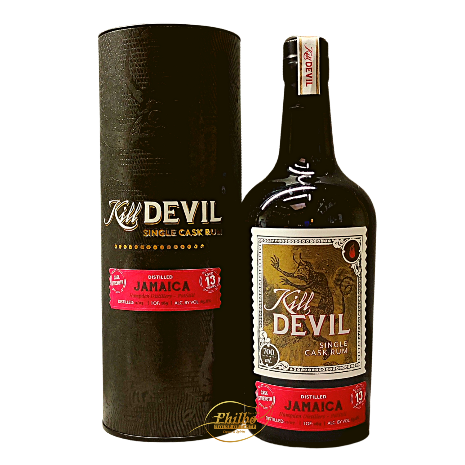 Kill Devil Jamaica Pot Still 13y Single Cask strength 65,8% 269 bottles