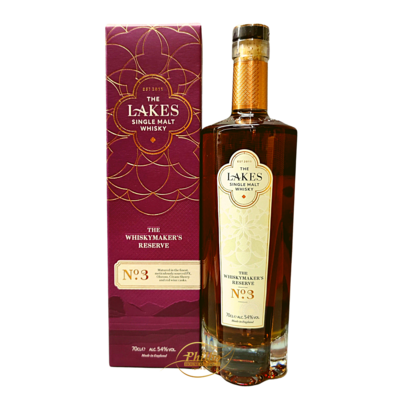 The Lakes Whiskymaker's n°3 Cask Strength 54% 70cl
