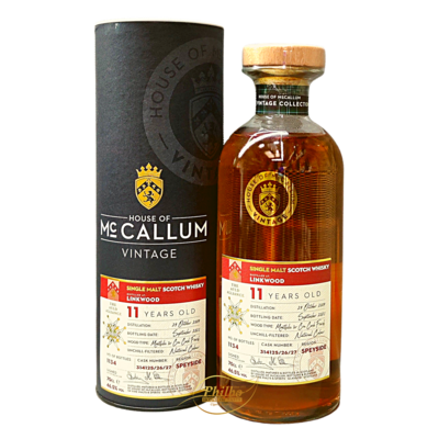 ​Mc Callum Vintage Linkwood 11y 46,5% 1134 bottles