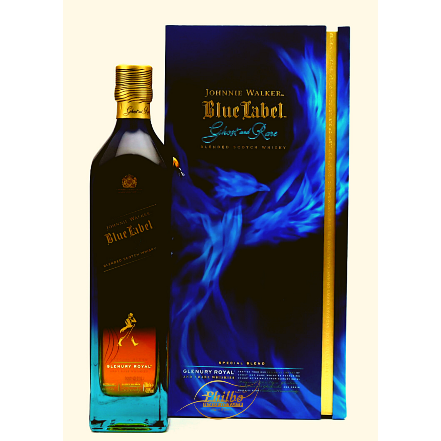 Johnnie Walker Blue Label Ghost and Rare 3rd Edition​ / Glenury Royal 43,8%