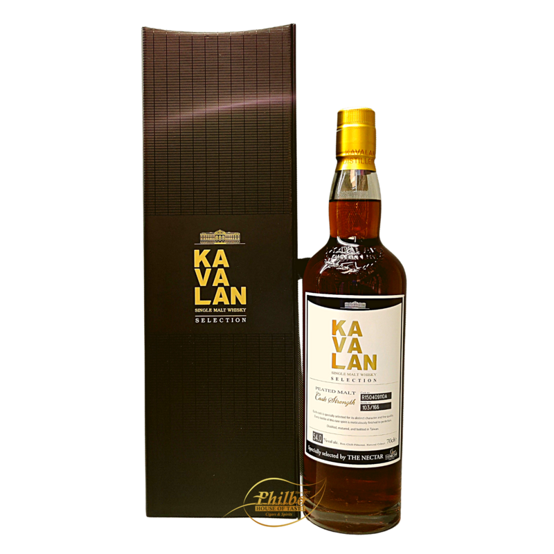 Kavalan Solist Peated Malt Cask R150409110A for the Nectar - 70 cl - 54% Kavalan Solist Peated Malt Cask R150409110A for the Nectar - 70 cl - 54%
