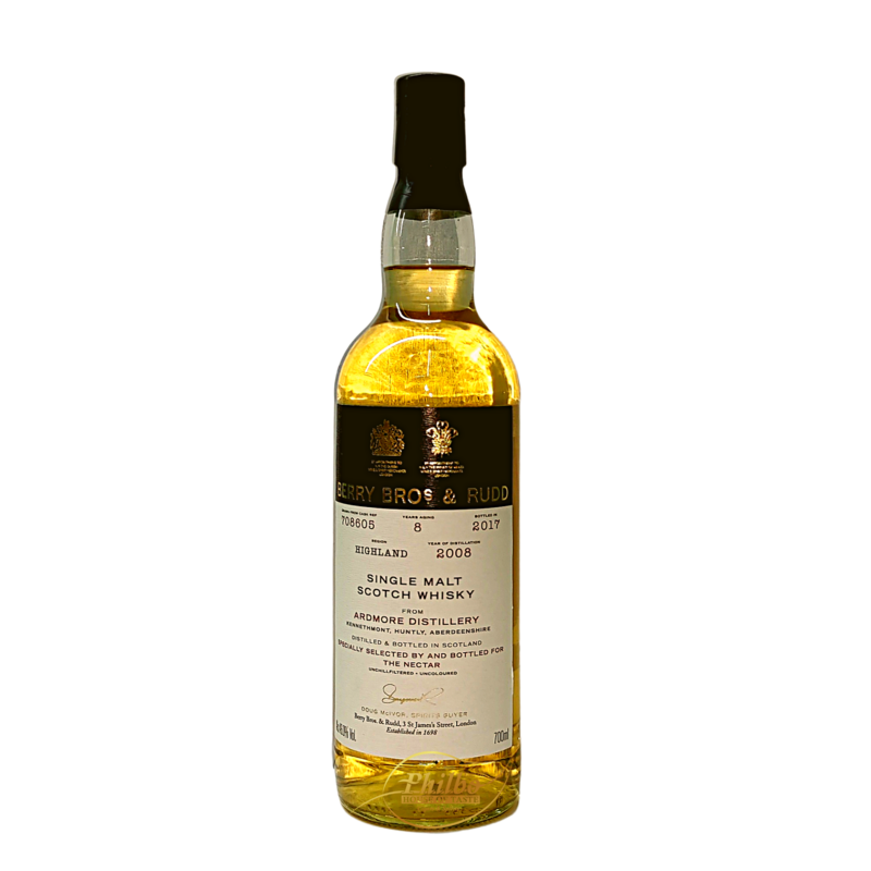 Ardmore 8y 2008 Berry Bros & Rudd 46% for The Nectar Ardmore 8y 2008 Berry Bros & Rudd 46% for The Nectar