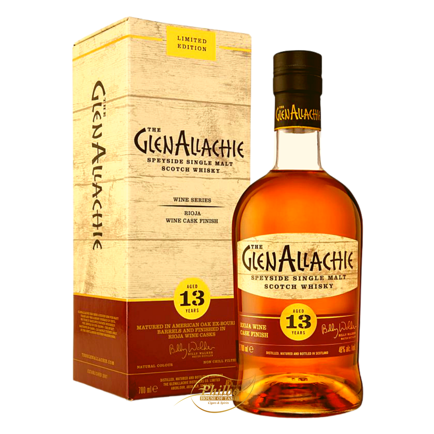 Glenallachie 13y Rioja Wine Cask Finish 48%