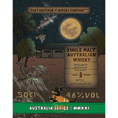 That Boutique Whisky-y Australian Series MMXXI 3y Black Gate 46% 50cl