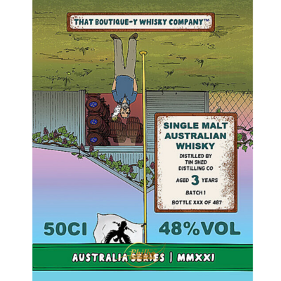 That Boutique Whisky-y Australian Series MMXXI 3y Tin Shed 48% 50cl