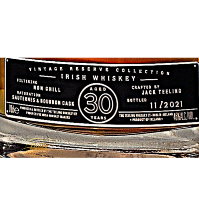Teeling 30y 2021 46% 70cl