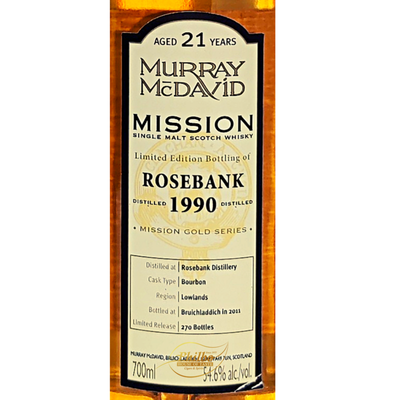 Rosebank 21y 1990 Murray McDavid 54,6% 0,7l Mission