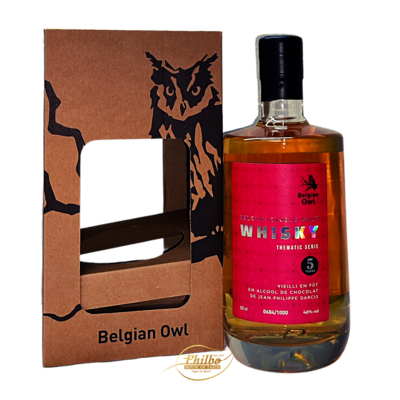 Belgian Owl 'THEMATIC SERIES' CHOCOLATE FINISH 46° 50cl