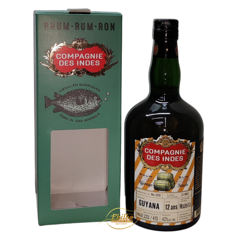 Guyana 12y Madeira 42° 70cl Compagnie Des Indes