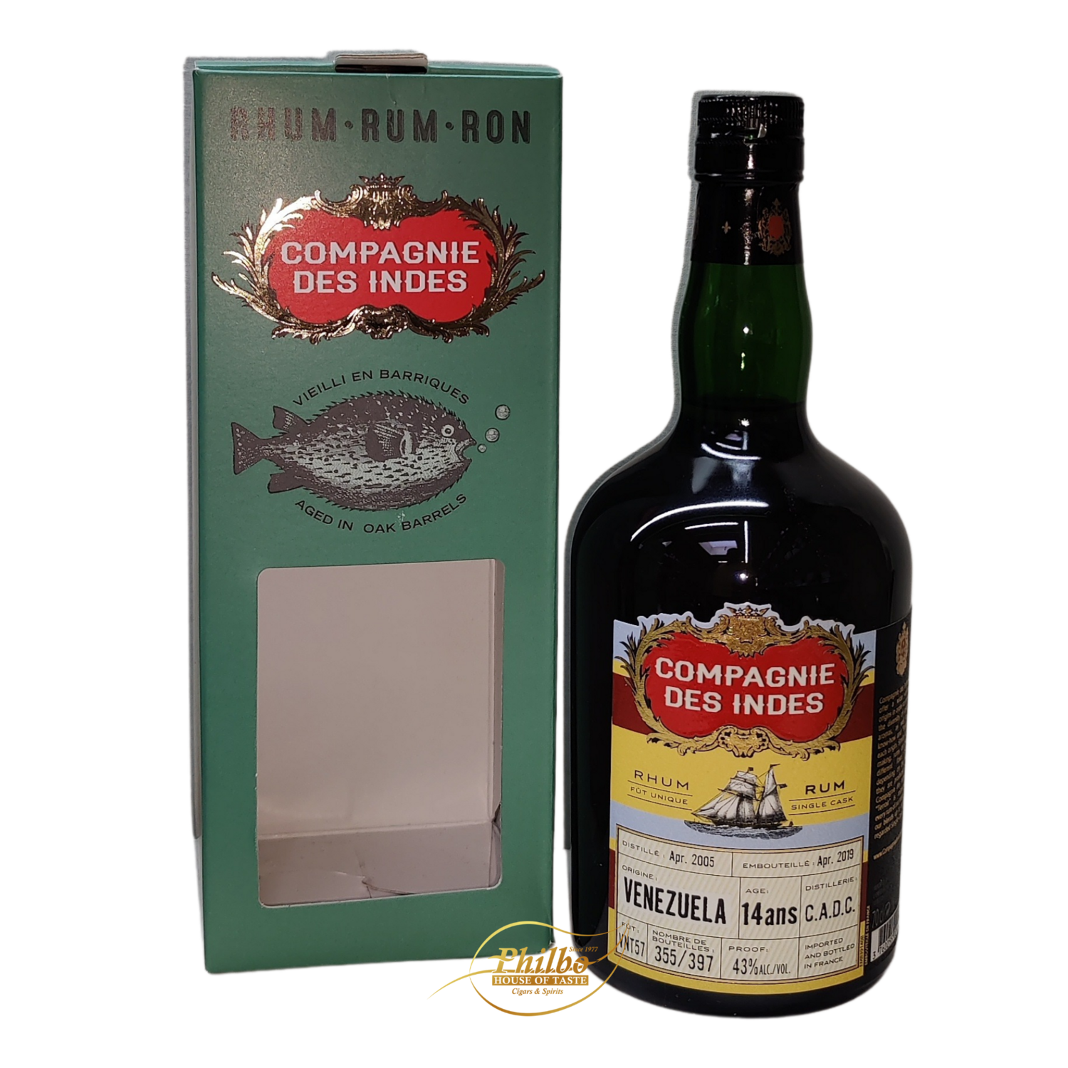 Venezuela 14y 43° 70 cl Compagnie Des Indes