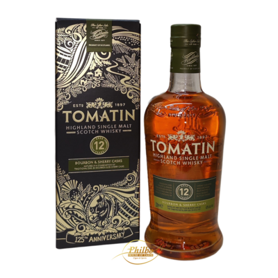 Tomatin 12y Bourbon & Sherry cask  125th Anniversary 43° 70cl