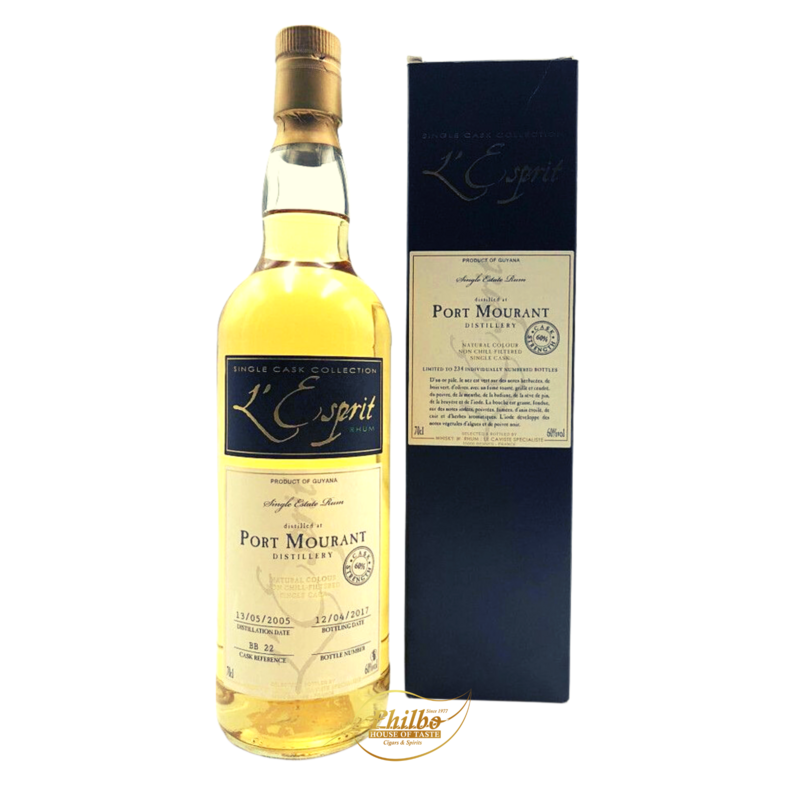 L'Esprit 2005 Guyana Port Mourant Single Cask 60° 700ml