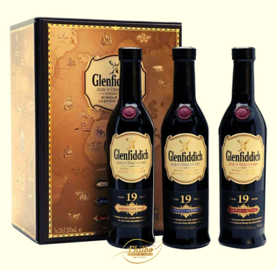 Glenfiddich 19y Age of Discovery 3 bottles SET 200ml