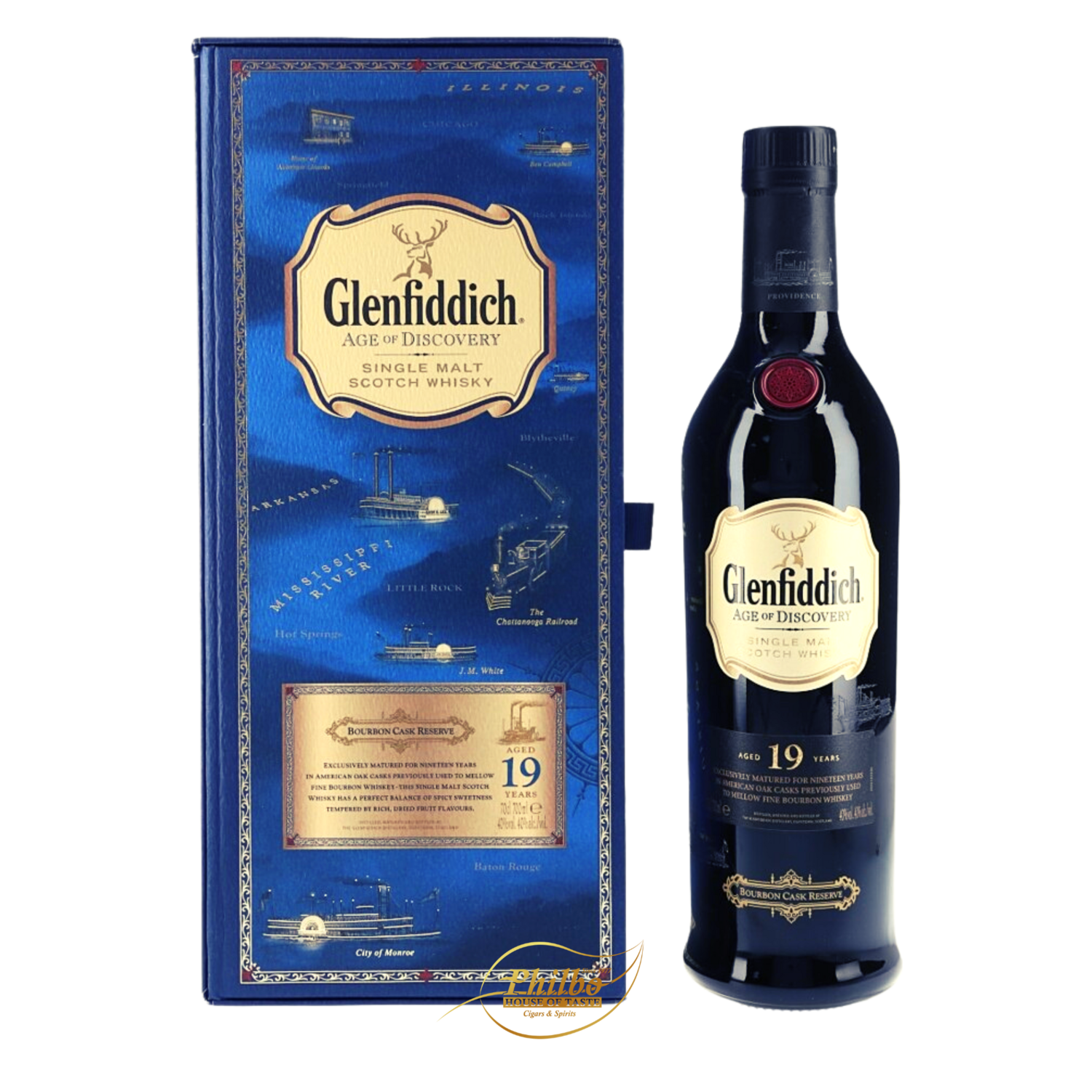 Glenfiddich 19y Age of Discovery Bourbon Cask Reserve 40% 700ml