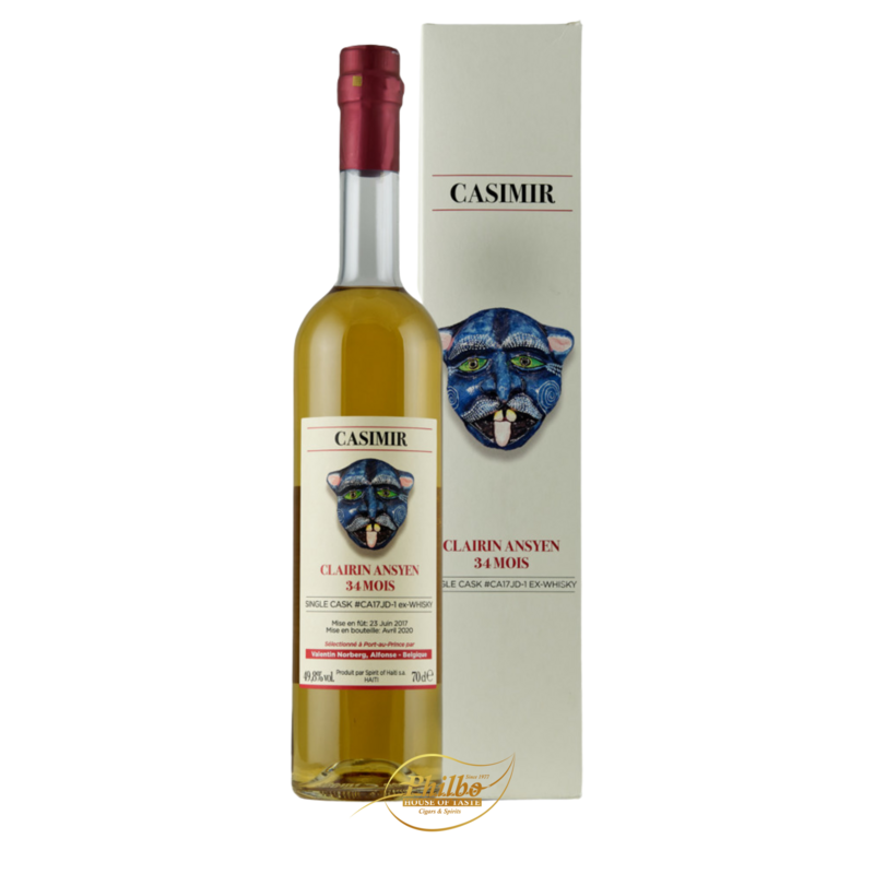 Clairin 2017 Casimir 34 Month CA17JD-1 Valentin Norberg 49.8% 700ml