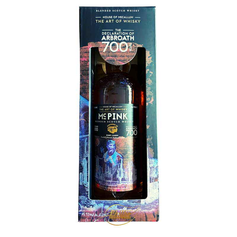 House of Mc Callum The Declaration of Arbroath 700 years Mc Pink Vintage 2013 46,2% 700ml