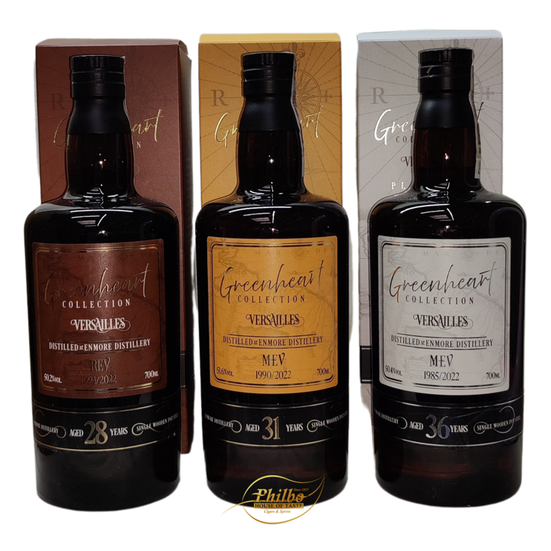 Greenheart Collection Distilia Enmore/Versailles set with Platinum