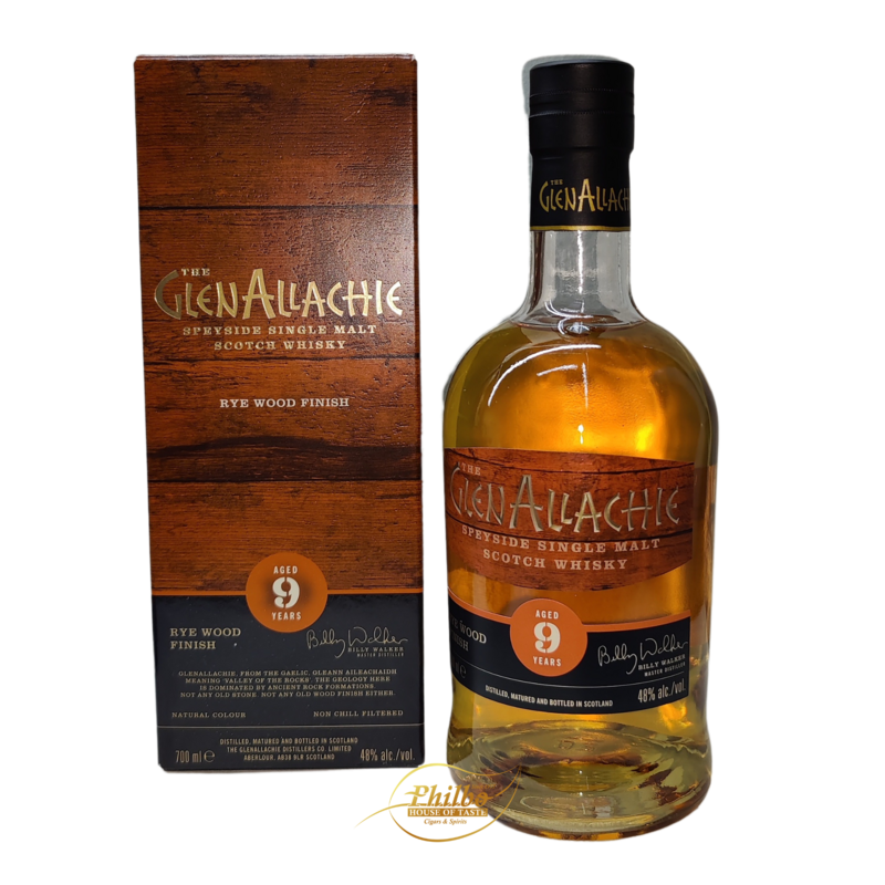 Glenallachie 9y Rye Wood Finish 48° 70cl