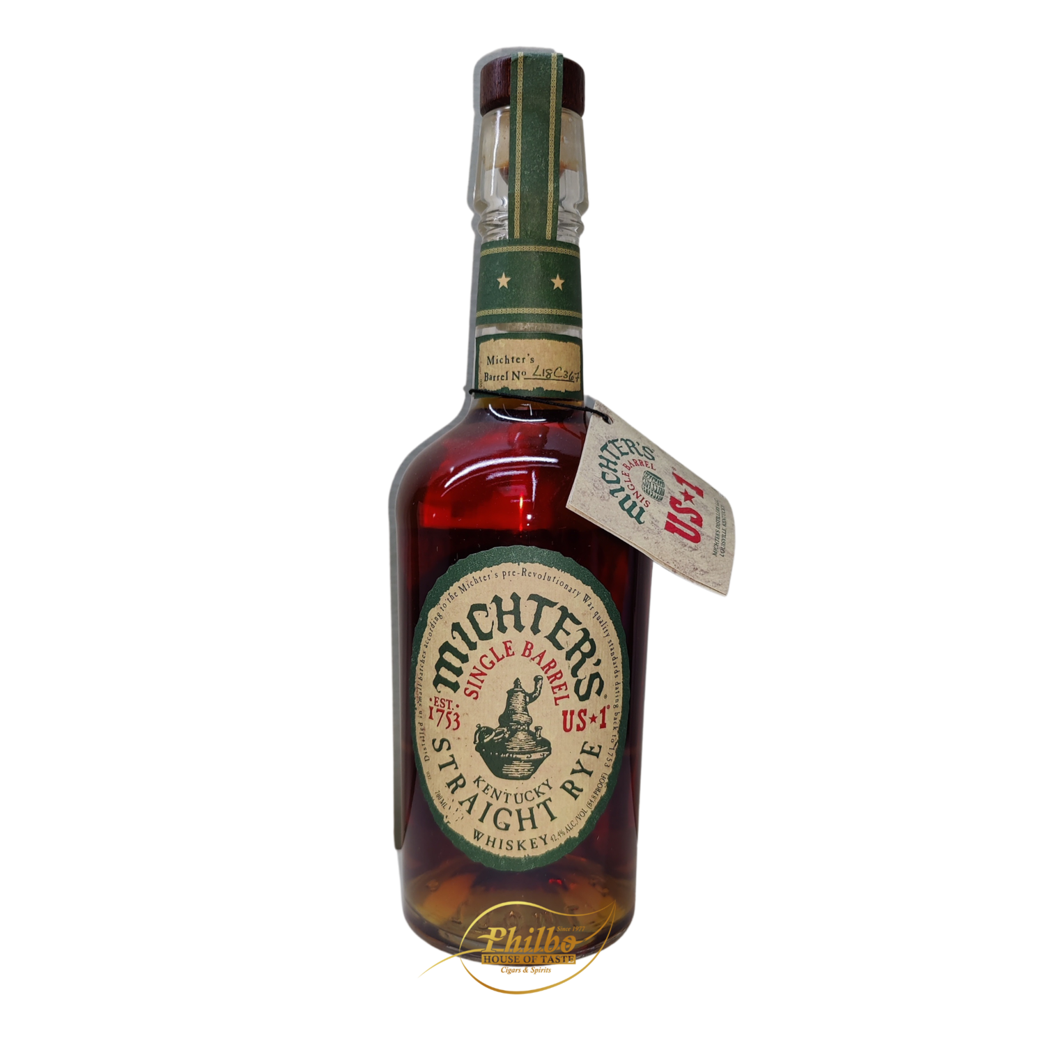 Michter's US 1 Single Barrel Straight Rye 42.4% 700ml