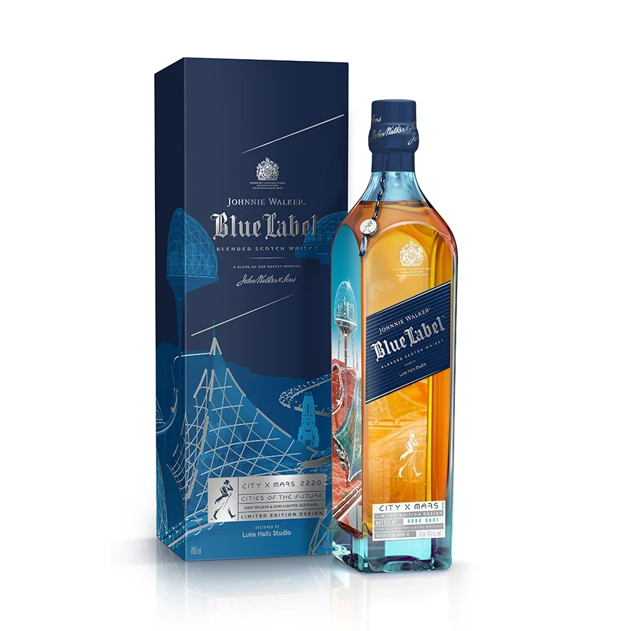 Johnnie Walker Blue Label Cities of The Future - Mars Edition 40%