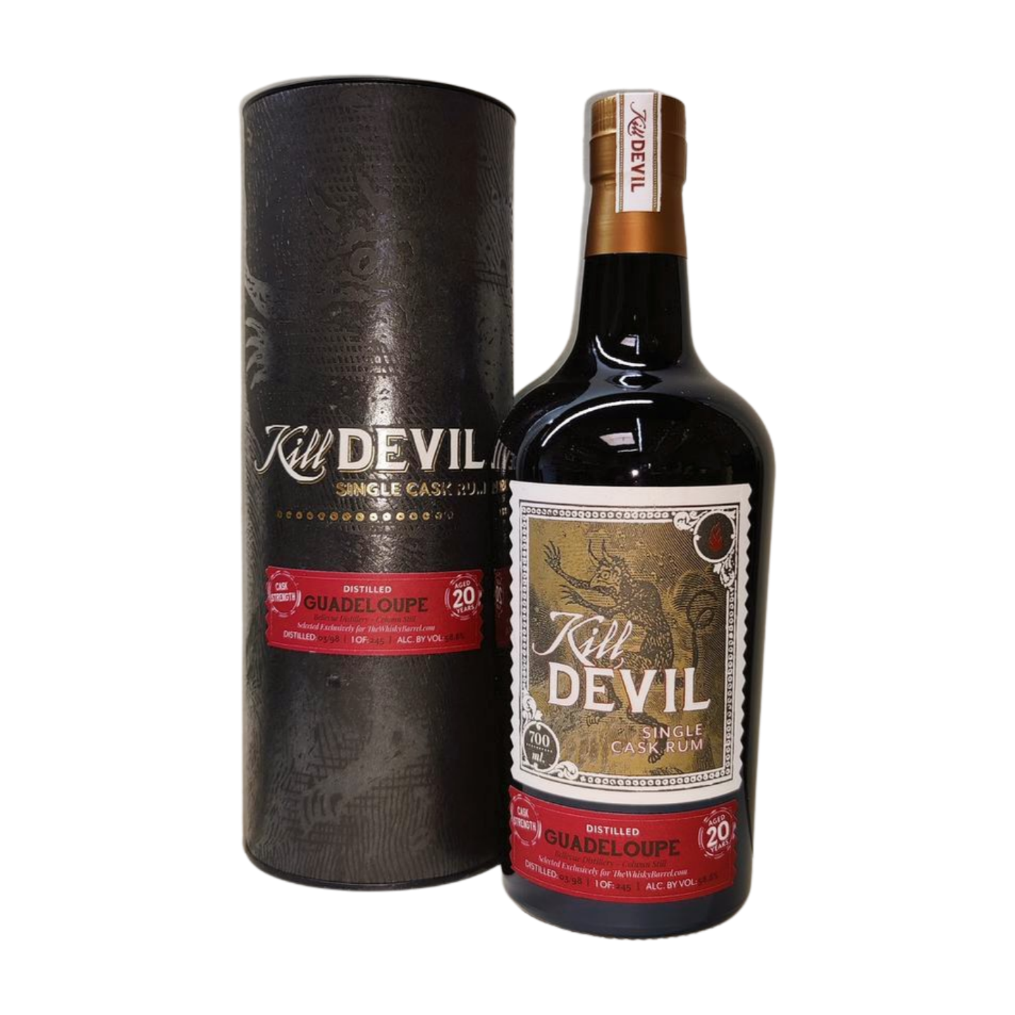 Kill Devil 1998 Guadeloupe Bellevue TWB Single Cask 20y 58.8% 700ml