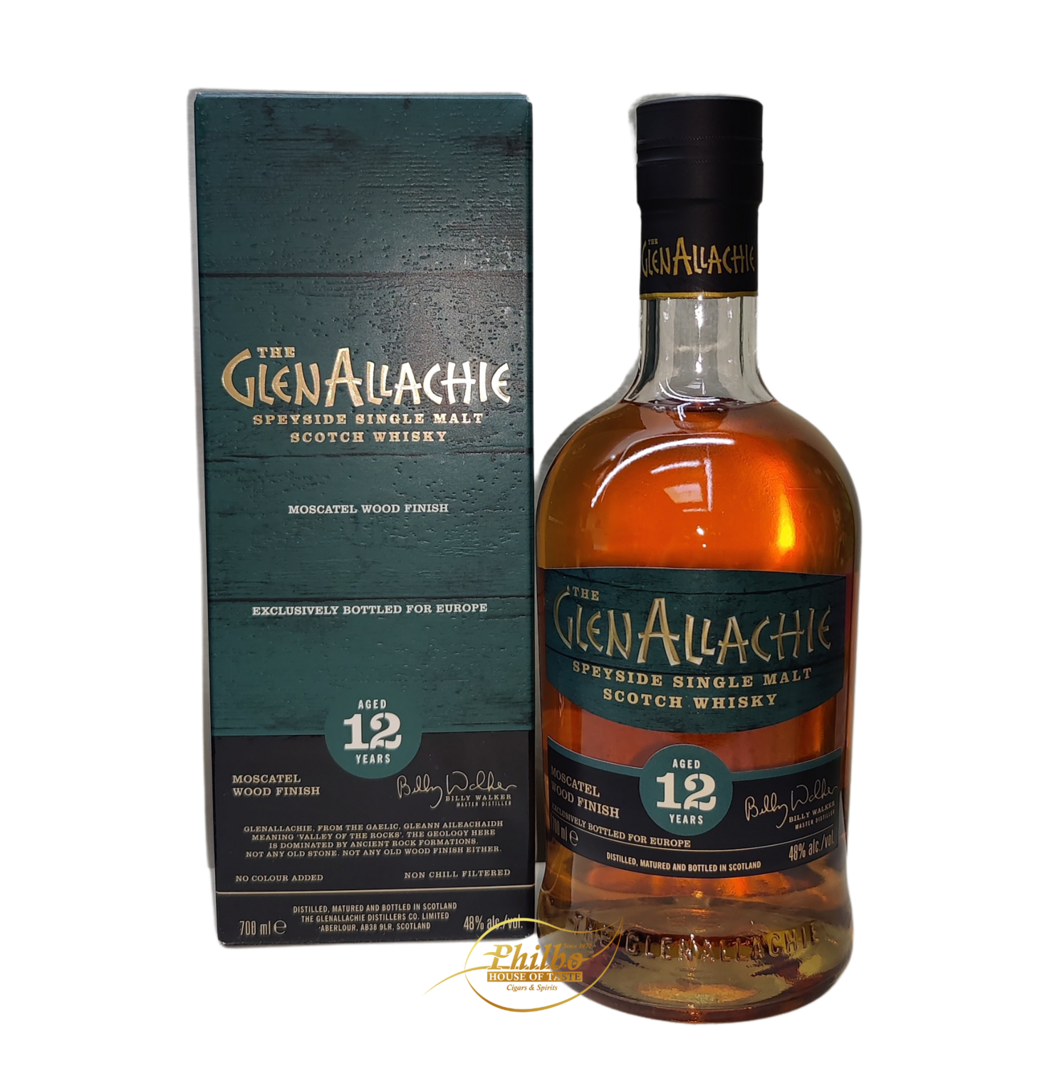 Glenallachie 12y Wood Finish Series American Oak Barrel Moscatel Wine Finish Exclusively Bottled for Europe 48% 700ml