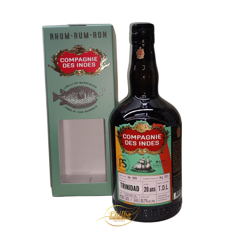 Compagnie des Indes 2011 Trinidad Bottled for Premium Spirit in Belgium 20y 61.7% 700ml