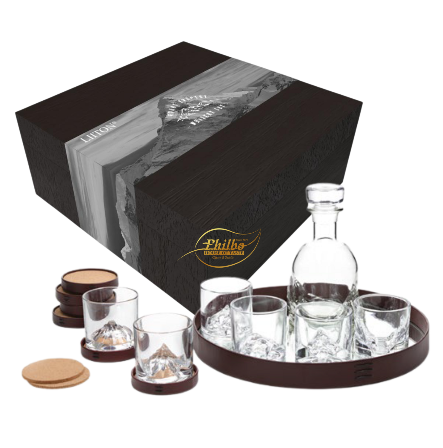 LIITON Luxury Peaks Set, wooden giftbox