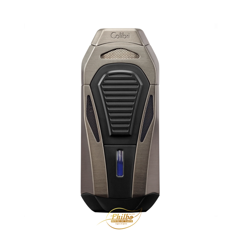 Lighter Colibri Boss Silver Black