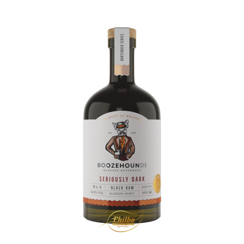 Boozehounds Rum seriously dark 40,5%