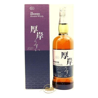 The Akkeshi Usui Blended Whisky Bourbon Sherry Mizunara Wine 48% 700ml