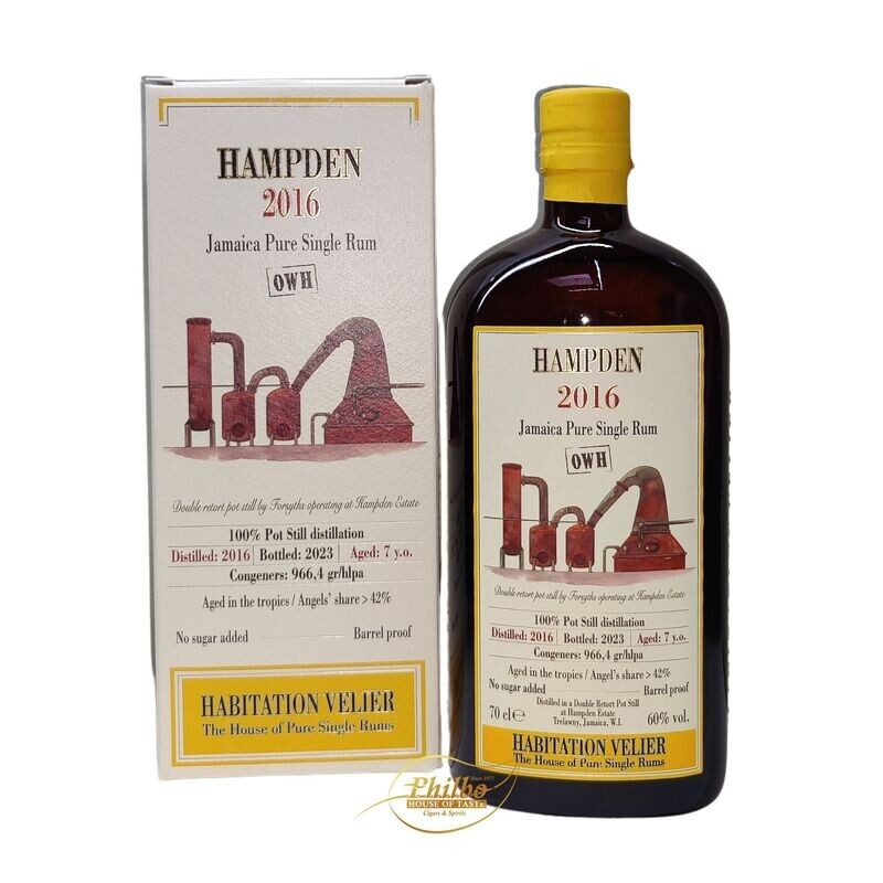 Habitation Velier 2016 Hampden OWH Jamaica 7yo 60% 700ml