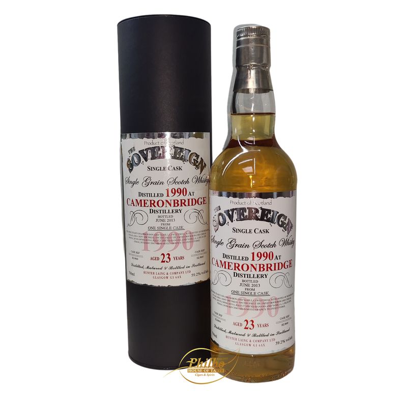 Cameronbridge 1990 HL The Sovereign 23y 59.2% 700ml Cameronbridge 1990 HL The Sovereign 23y 59.2% 700ml