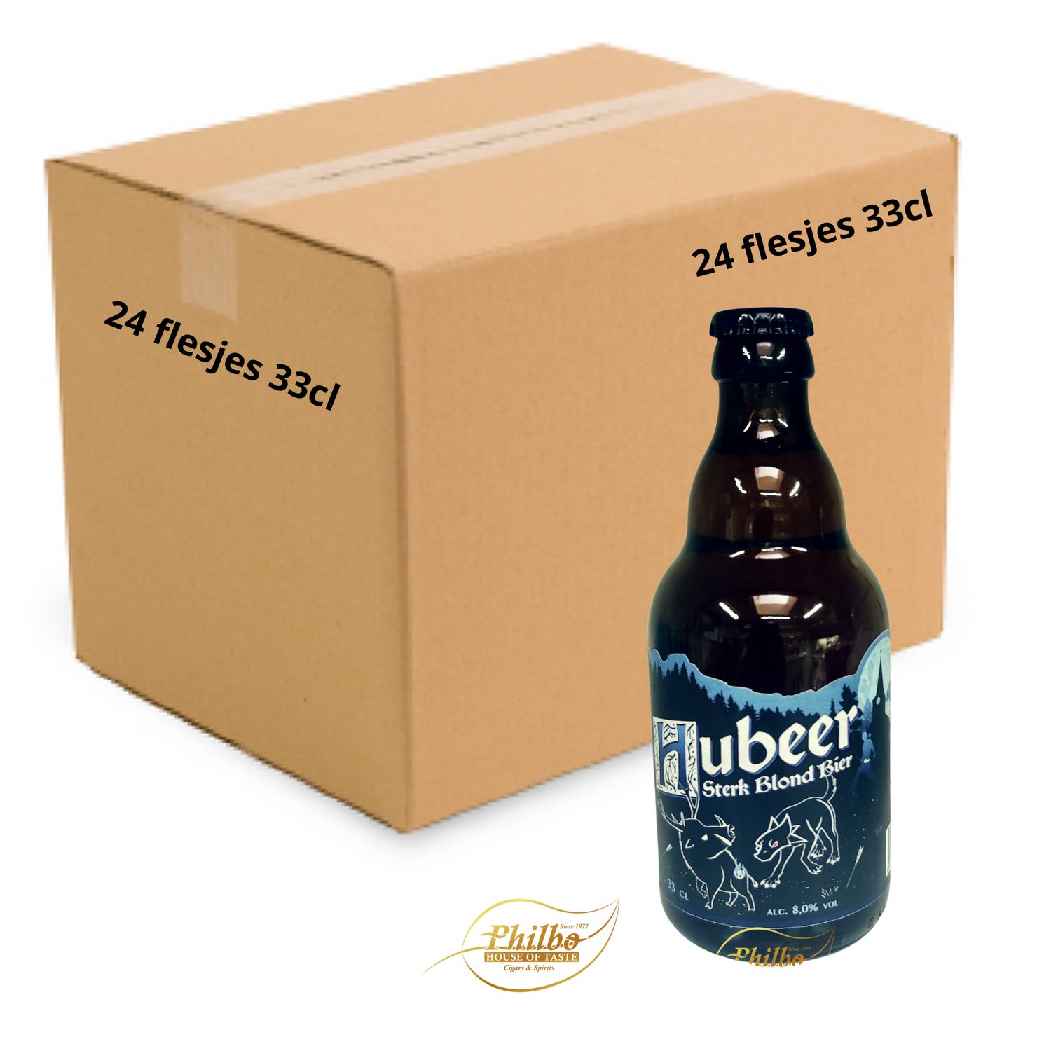 Sweynbeer Hubeer Sterk Blond Bier 33cl doos 24 pack Sweynbeer Hubeer Sterk Blond Bier 33cl doos 24 pack