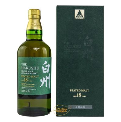 Hakushu 18yo Peated Malt Suntory 100th Anniversary 48% 700ml Hakushu 18yo Peated Malt Suntory 100th Anniversary 48% 700ml