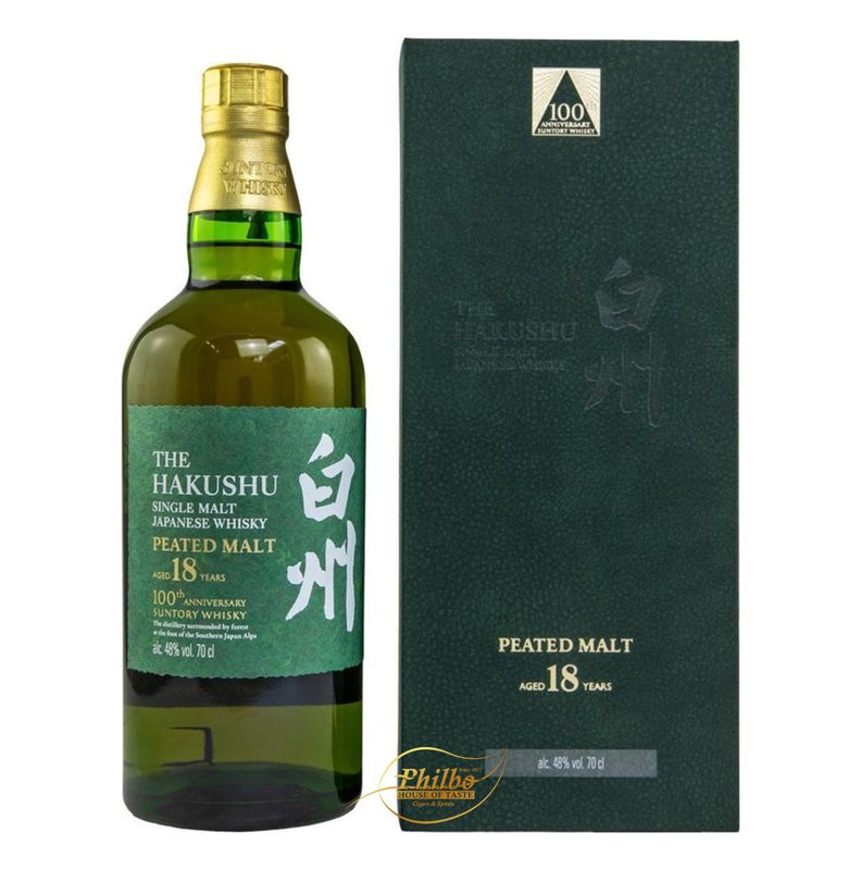 Hakushu 18yo Peated Malt Suntory 100th Anniversary 48% 700ml