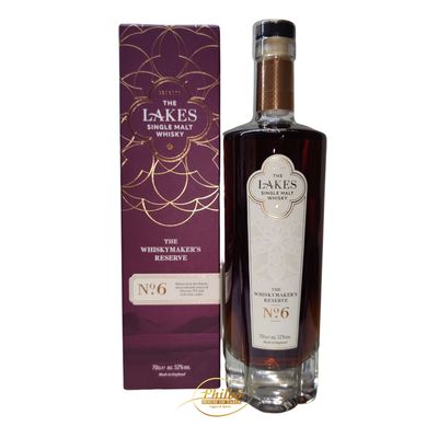The Lakes The Whiskymaker's Reserve No. 6 Oloroso PX & red wine casks 52% 700ml The Lakes The Whiskymaker's Reserve No. 6 Oloroso PX & red wine casks 52% 700ml