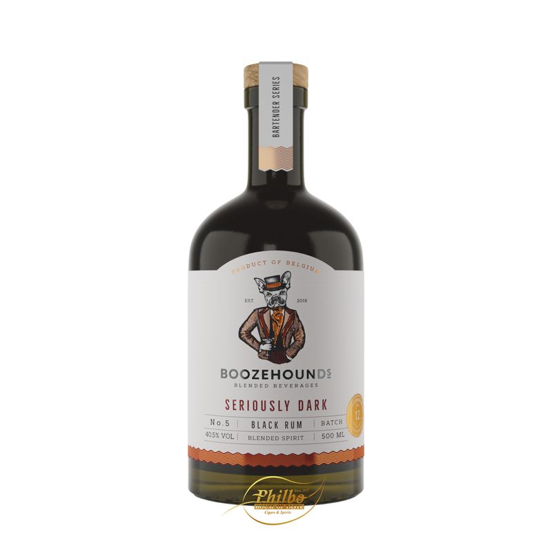 Boozehounds Rum seriously dark 40,5%